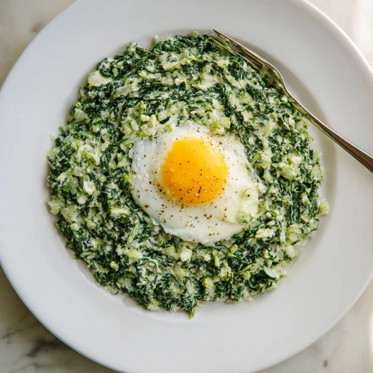Dieses köstliche Rezept für creamed spinach belebt jedes Mittagessen mit frischem Gemüse.  